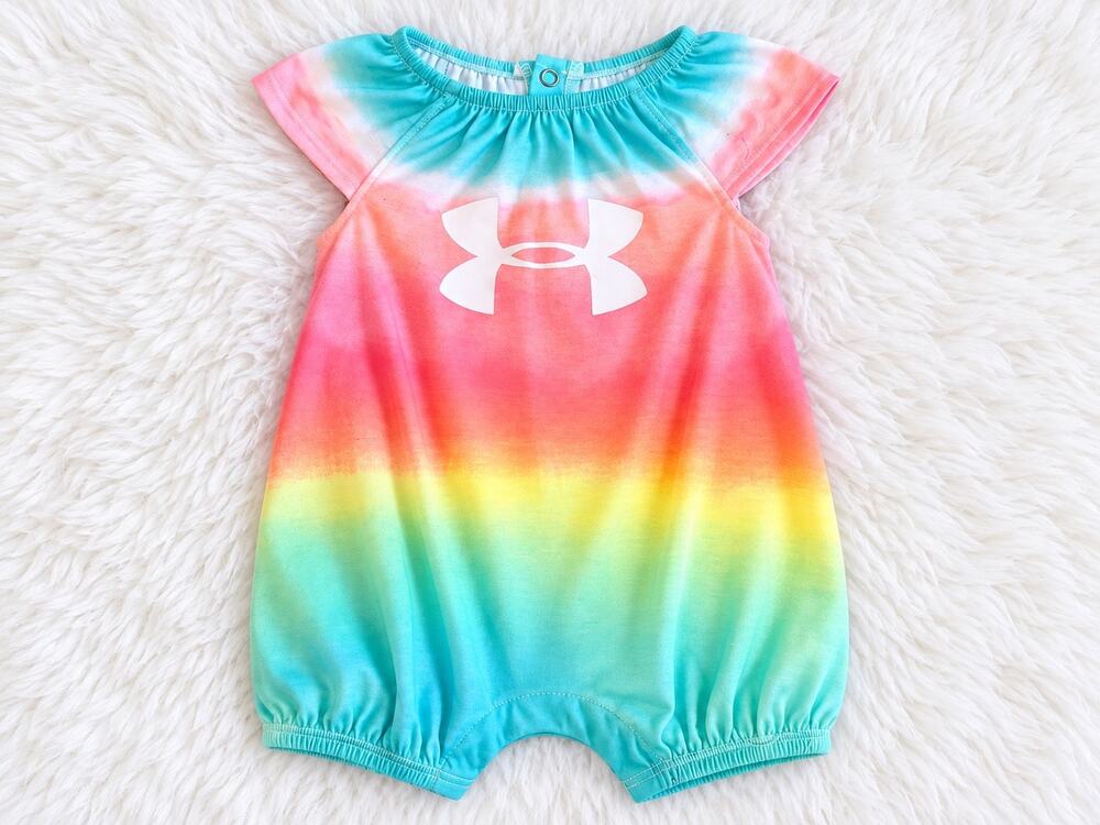 Under Armour Baby Girls Tie-Dye Romper – 3–6 Months